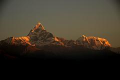 Pokhara Sarangkot Sunrise 09 Machapuchare and Annapurna III 